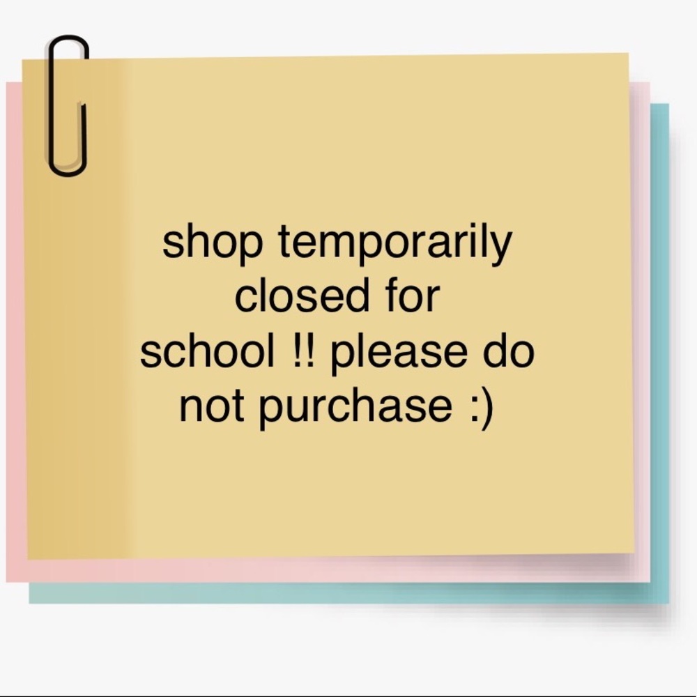 shop closed for now